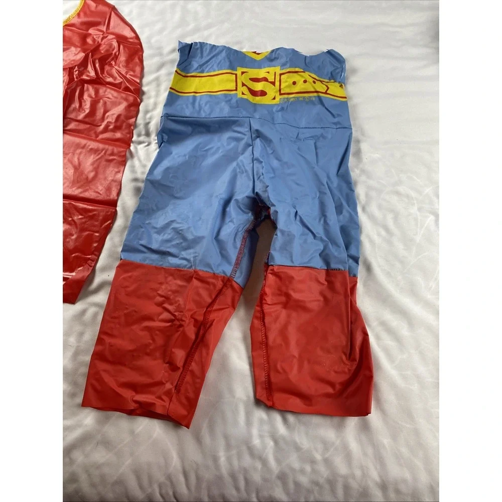 Vintage 1973 Ben Cooper Superman Costume and Mask TINY TOT 3-5 w Box